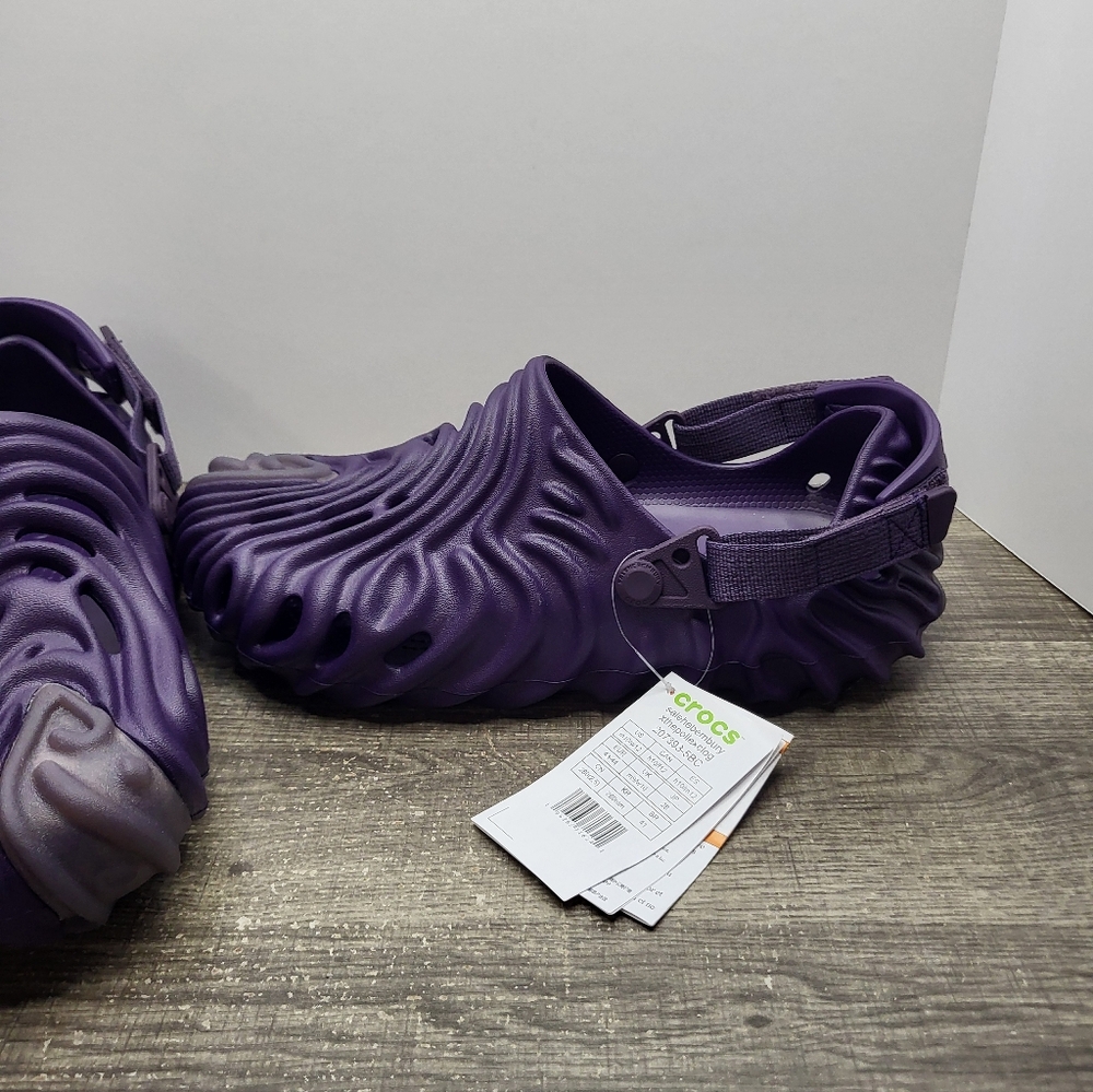 Crocs x Salehe Bembury Pollex Clog Purple 207393-5BC Men’s Size 10 New - Picture 2 of 8